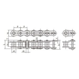 сельскохозяйственные роликовые цепи