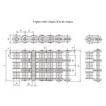 Прецизионная роликовая цепь с коротким шагом серии A