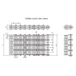 Прецизионная роликовая цепь с коротким шагом серии A