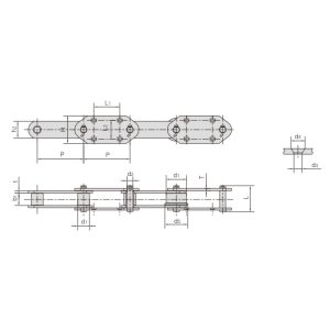конвейерная цепь для элеватора