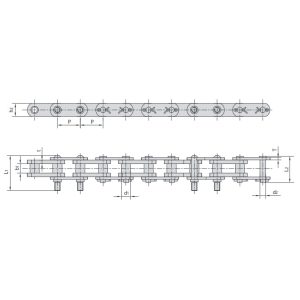 цепь для углеочистительной машины