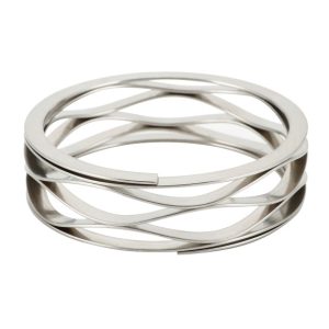 многовитка волнообразная пружина с прокладками на концах