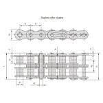 роликовые цепи серии для тяжелых условий эксплуатации