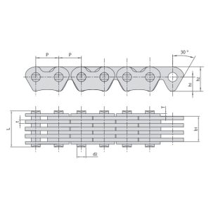 синхронизация бесшумных цепей для автомобильного двигателя