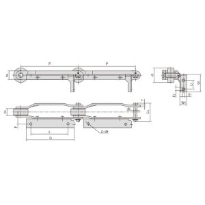конвейерная цепь для табачного оборудования