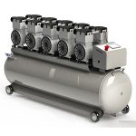 стоматологический электрический безмасляный воздушный компрессор