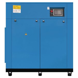 Двухступенчатый винтовой воздушный компрессор с преобразованием частоты