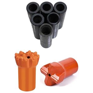 Сверло с резьбой T38 и утопленным центром с кнопкой втягивания